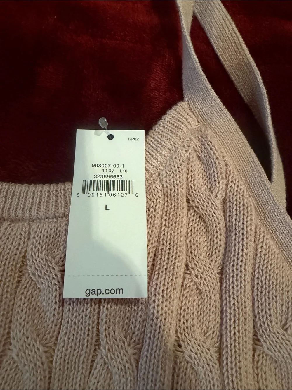 Gap Cable Knit Pink Skirt and Tank set- Big Girls